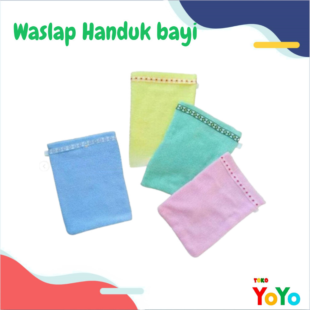 [YY] Handuk Waslap Bayi / Waslap Bayi Lembut Halus / Washlap Bayi / Washlap