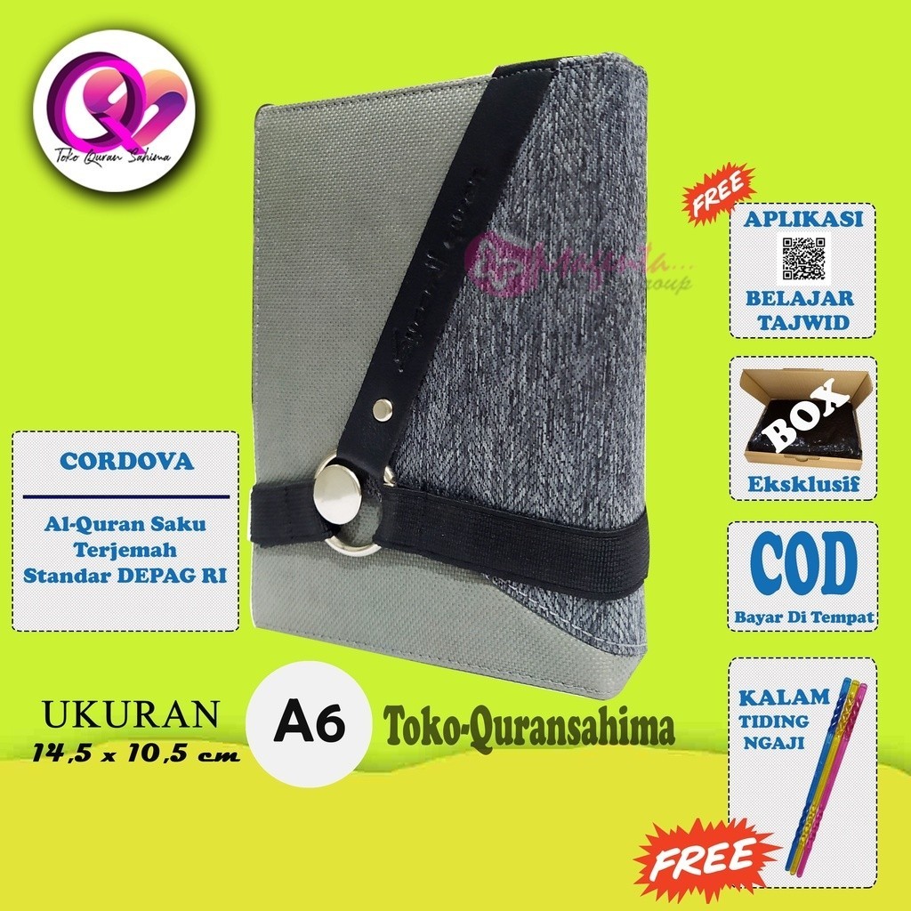 AL QURAN TERJEMAH QURAN SAKU KECIL QURAN CORDOVA A6 CANVAS AGENDA QURAN SAKU