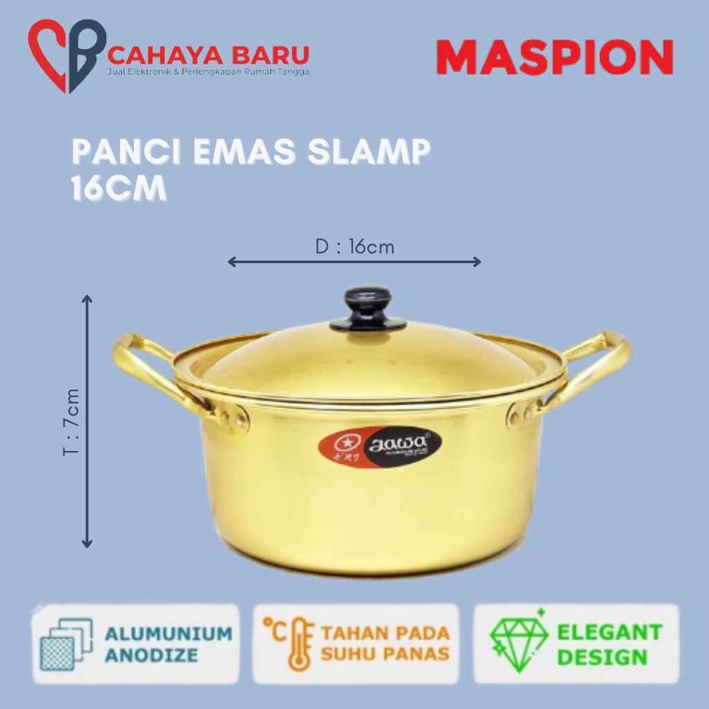 MASPION PANCI EMAS SLAMP 16CM