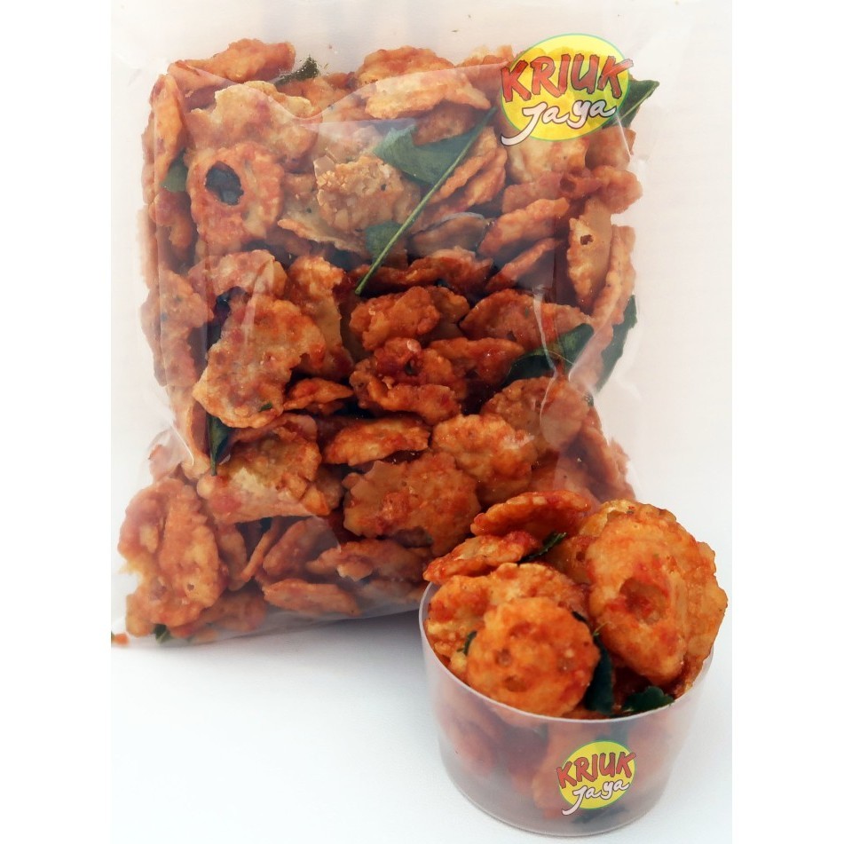 

[[ K23 - BEST SELLER ]] Emping Pedas Manis Daun Jeruk - Emping Thailand