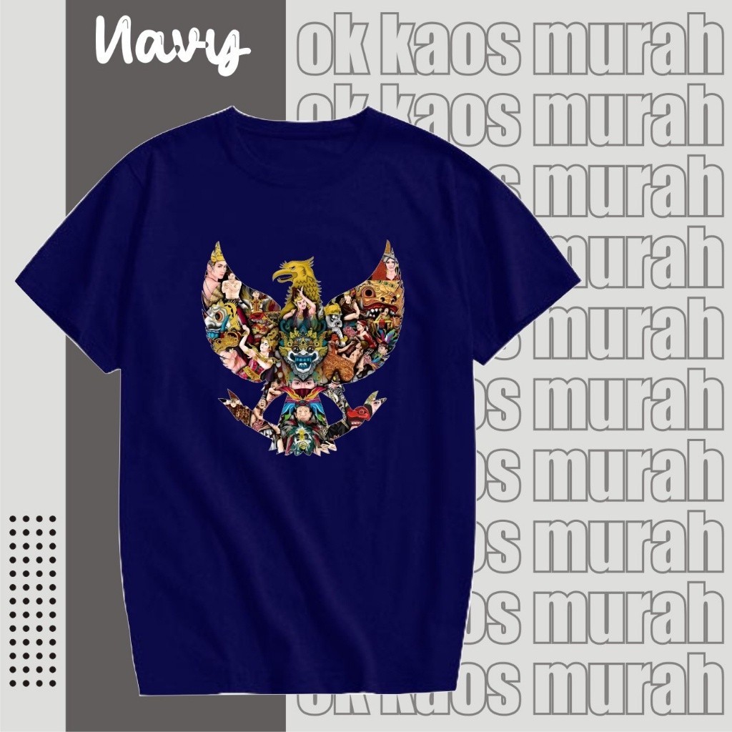 TELLY KAOS HUT RI KE 79 TAHUN ATASAN PRIA WANITA GARUDA BESAR BATIK KAOS MERDEKA//HUT RI KEMERDEKAAN