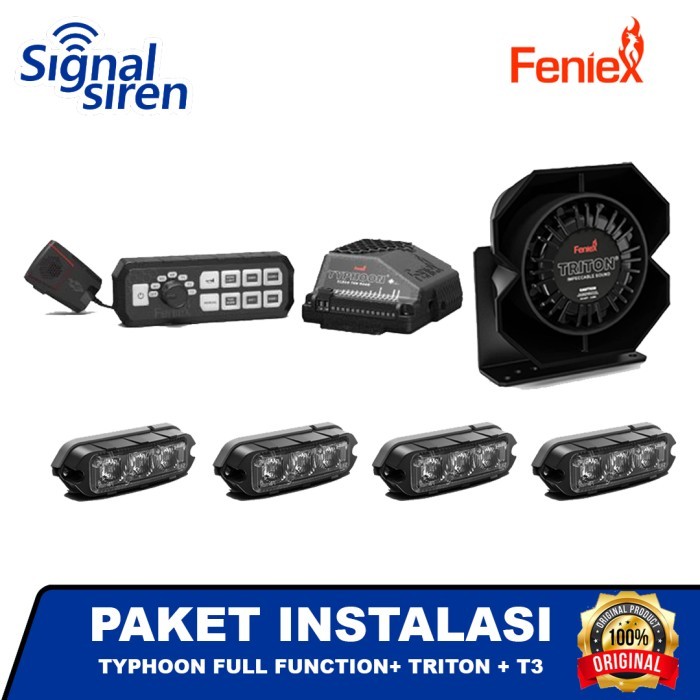 PAKET INSTALASI FENIEX TYPHOON FULL FUNCTION+FENIEX TRITON+4FENIEX T3 - Pasang di Toko