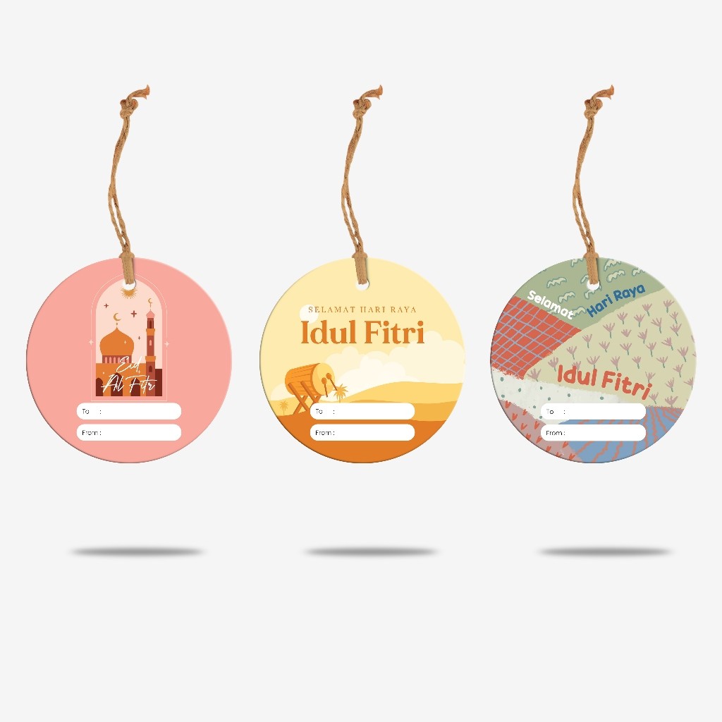

Hangtag Bulat #Edisi Lebaran - Hangtag Estetik - Label | Custoom.in