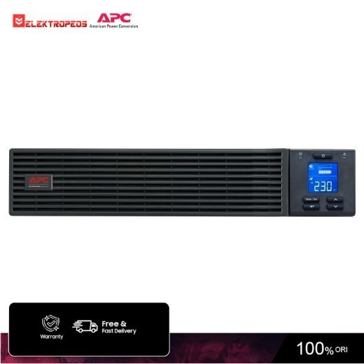 UPS APC 3kva 3000VA 2400WATT SRV3KRIRK EASY UPS ONLINE RACKMOUNT - UPS STABILIZER - APC