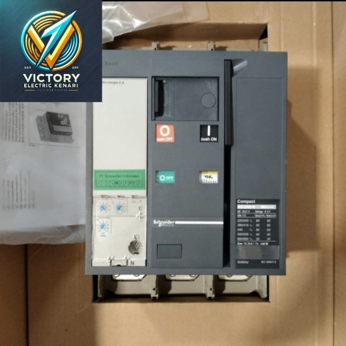 SCHNEIDER MCCB 50KA NS800N 3P 800A MOTORIZER 33466E