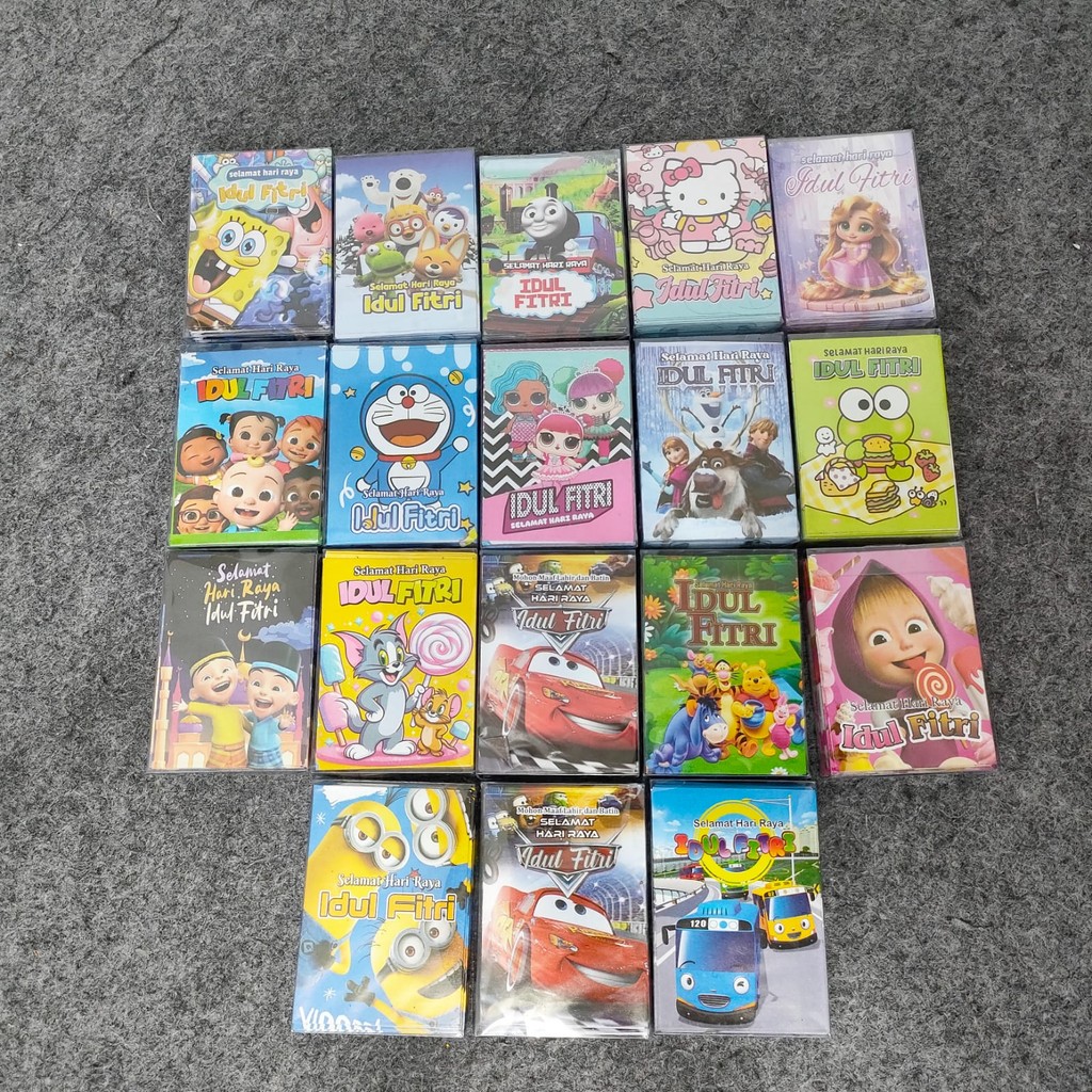 

Amplop Lebaran Random Idul Fitri (isi 50pcs) Amplop Karakter Angpao Lucu