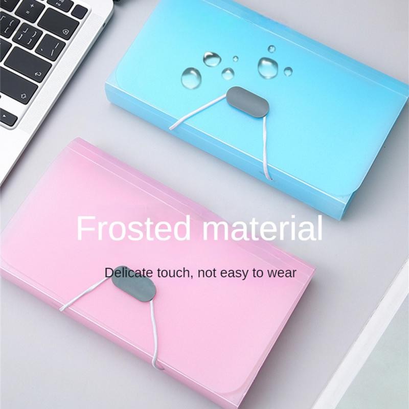 

A6 Expanding File Folder Buckle Wallet Organ Bag Documents Folders Organizer File Pouch Bill Folder Family School Office Binder