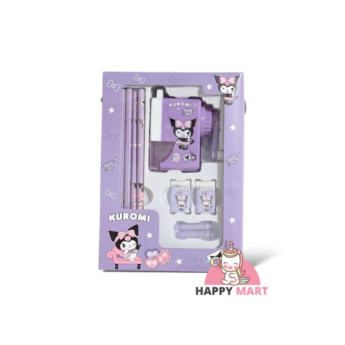

Set alat tulis SERUTAN MEJA motif sanrio kuromi / melody / cinnamoroll - Kuromi srtn mja