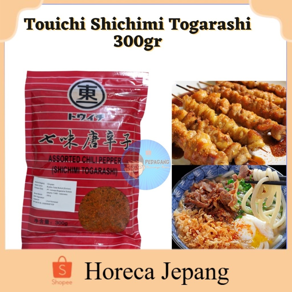 

Touichi Shichimi Togarashi 300gr/ Ichimi/ Cabai Bubuk