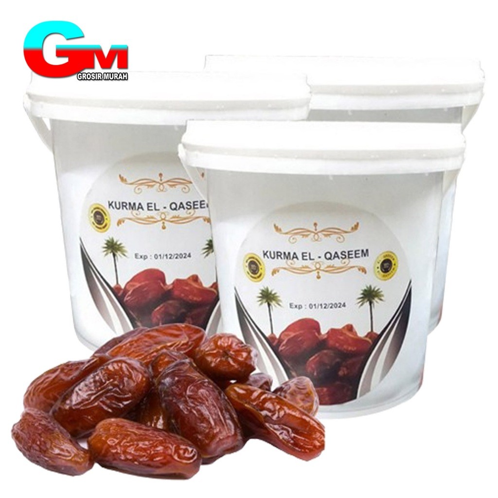 

KURMA AL QASSIM EMBER / KURMA EMBER AL-QASSIM KEMASAN PAIL FOOD GRADE GROSIR