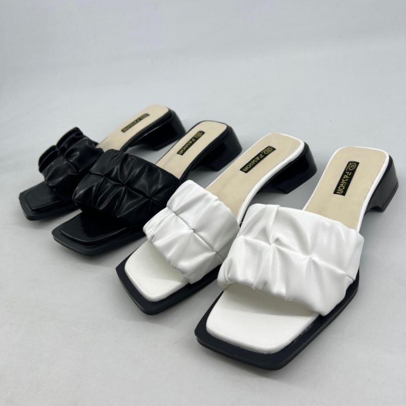 sepatu wanita model sandal fashion teplek import 3cm (1926)