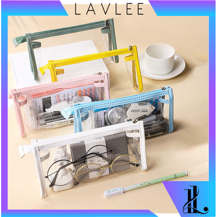 

LAVLEE - S5993 Kotak Pensil Bening / Kotak Pensil Kapasitas Besar Multifungsi / Pencil Case Bening / Pencil Case Kapasitas Besar