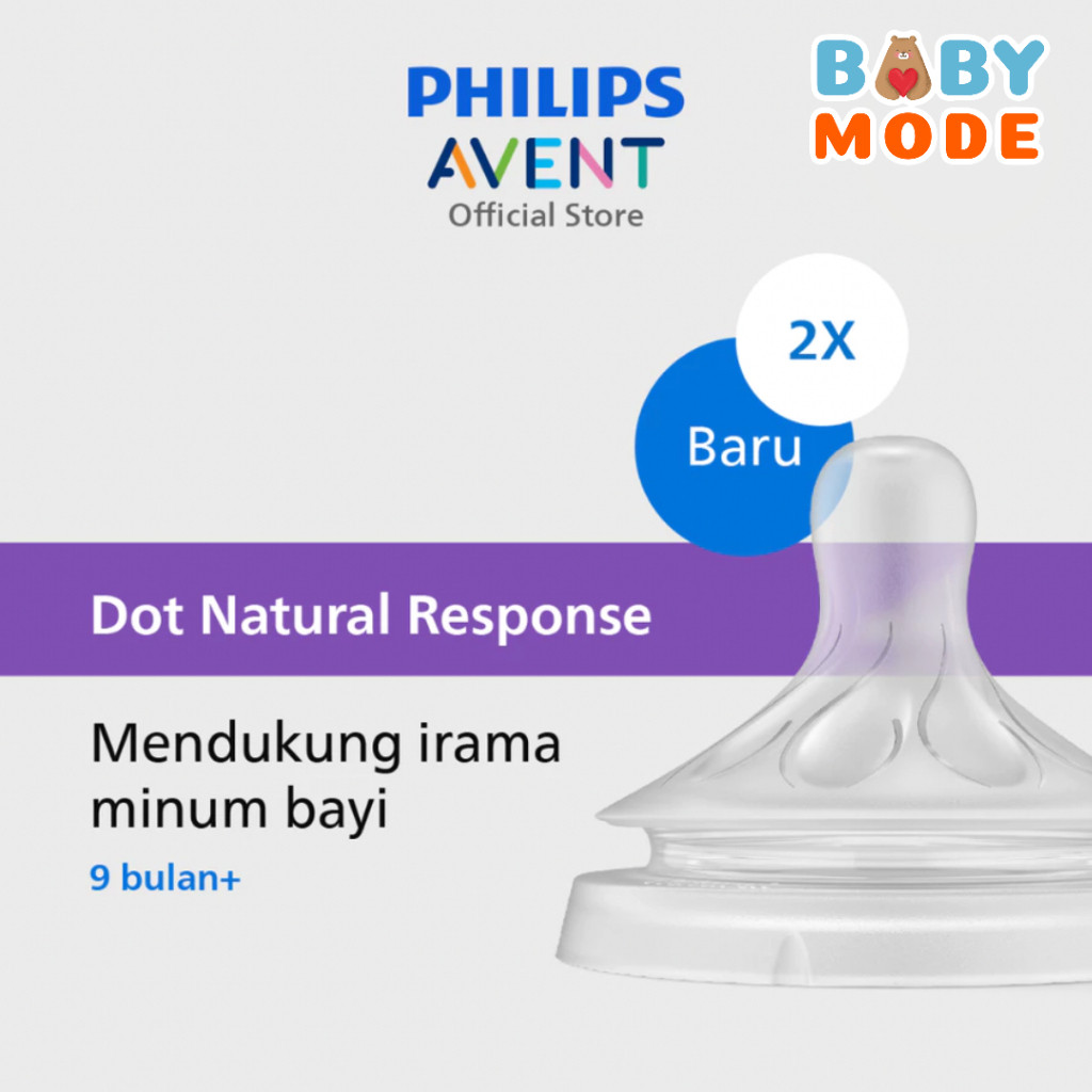 PHILIPS AVENT Dot Natural Response | Nipple Karet Dot Bayi Philips Avent Philips NaturalNewborn ~BM