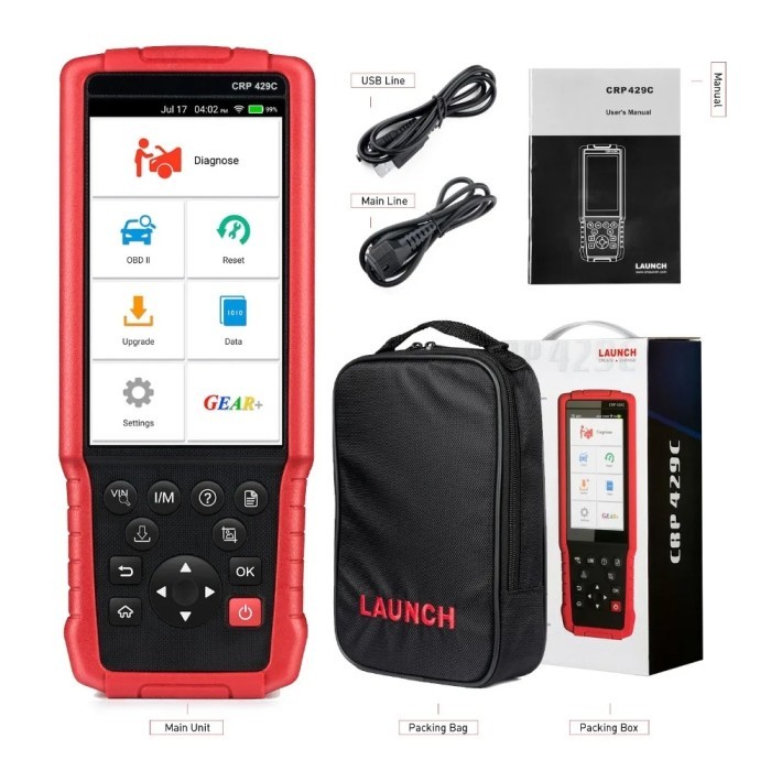 Scanner Launch X431 Pilot All System Scan CRP429c versi terbaru