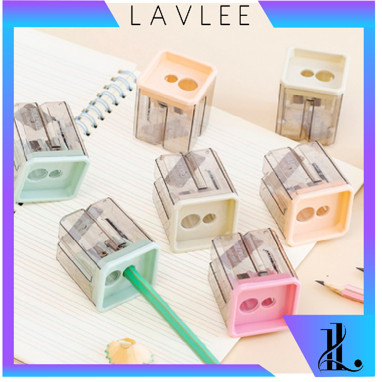 

Lavlee - S5739 Serutan Pensil Warna Warni / Rautan Serutan Pensil Warna Wadah Besar Murah Berkualitas / Rautan Pensil 2 Lubang