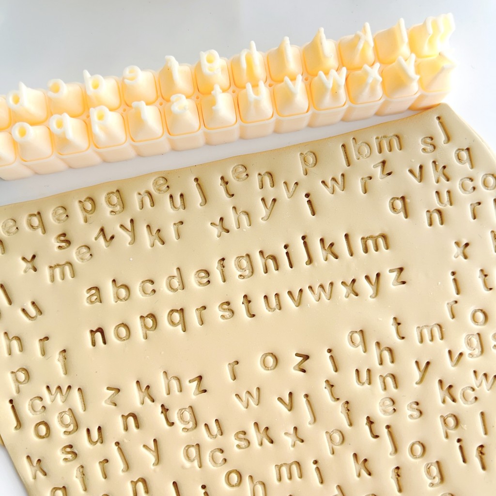 

Alphabet stamps for clay texture | Ceramic tools for clay, polymer clay Polymer Clay Crafting, Polymer Clay Stamp Set