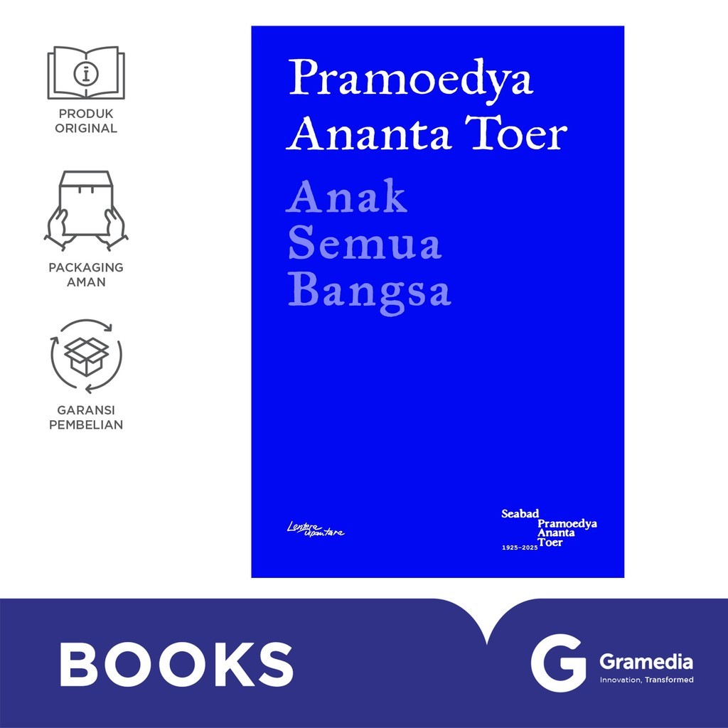 Novel Anak Semua Bangsa - Pramoedya A. Toer (Lentera Dipantara)