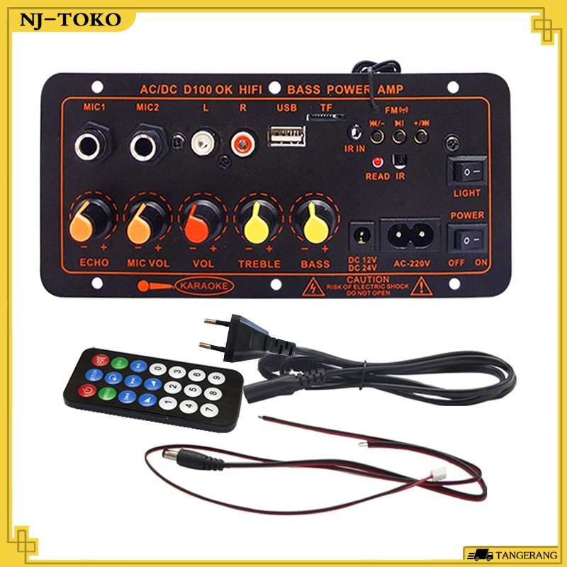 Amplifier Board Bluetooth AC 220V Bluetooth Amplifier Modul 100W EU D100 Power Amplifier Bluetooth 1