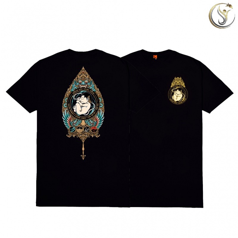 KAOS BIJAK JAWA SEDULUR PAPAT KALIMA PANCER HITAM | original kaos pria dan wanita unisex | kaos berg
