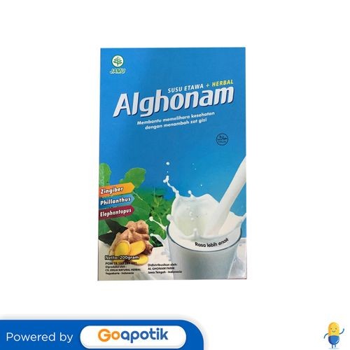 

Alghonam Susu Etawa + Herbal 200 Gram Box