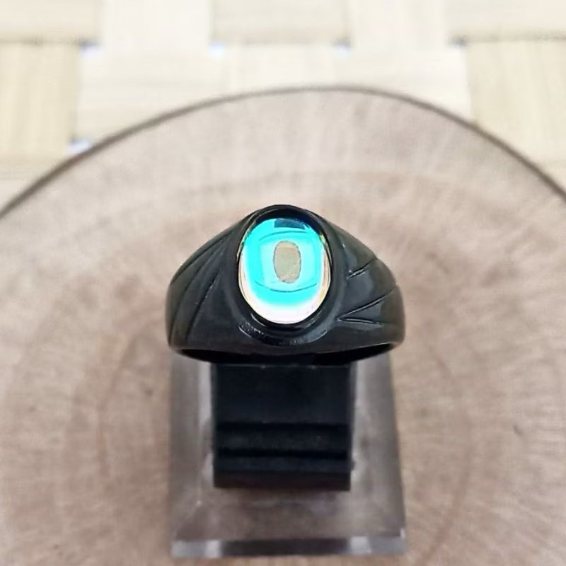 COD CINCIN KALIMAYA INDIA FULL COLOUR RING TANAM HITAM TITANIUM SIAP PAKAI