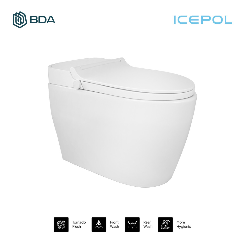 Icepol Closet Duduk Kloset Duduk Toilet Duduk Ecowasher Smart Bidet IC E 8989