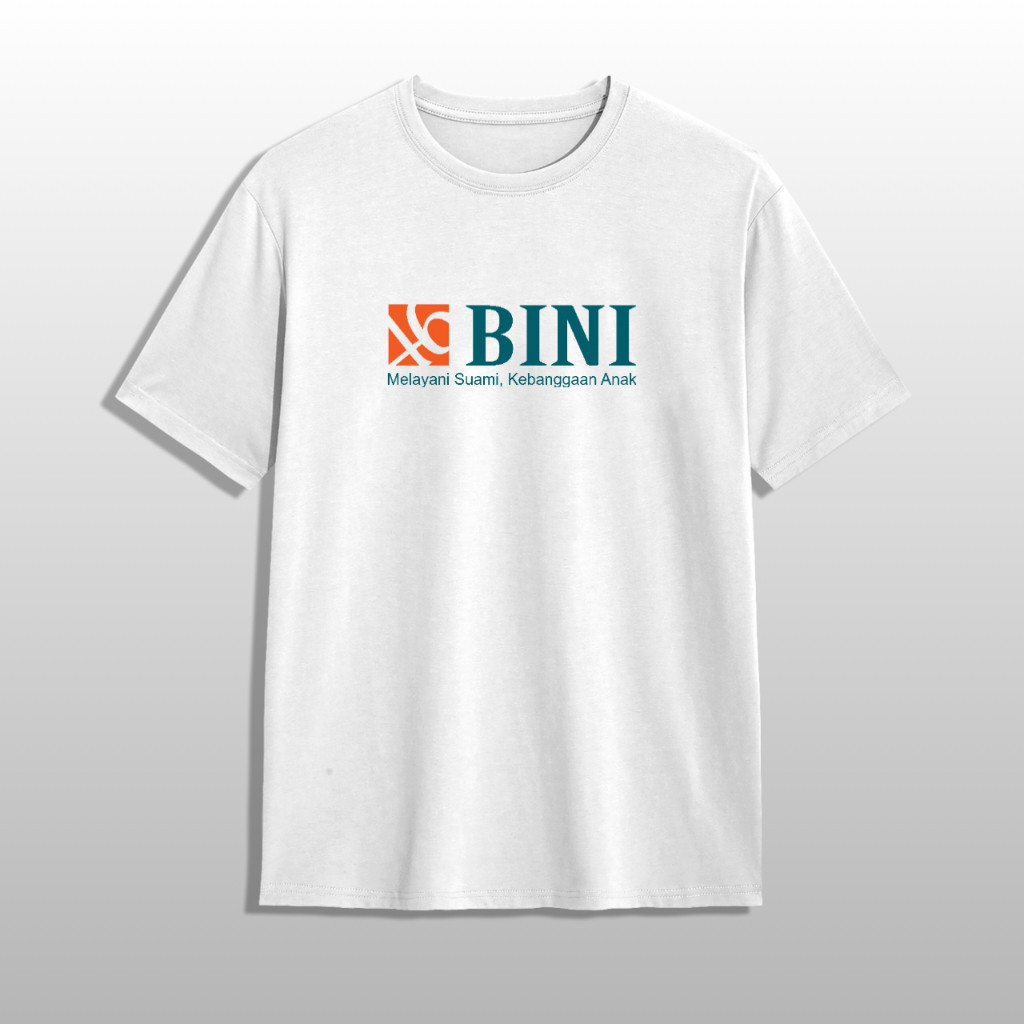 Kaos Plesetan Bank BINI Katun Combed