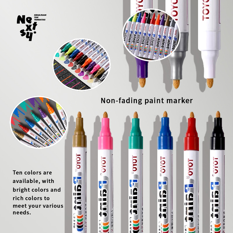 

[READY] Nextsy Spidol Paint Marker Ban Mobil/TOYO Paint Marker Paint Tahan Air