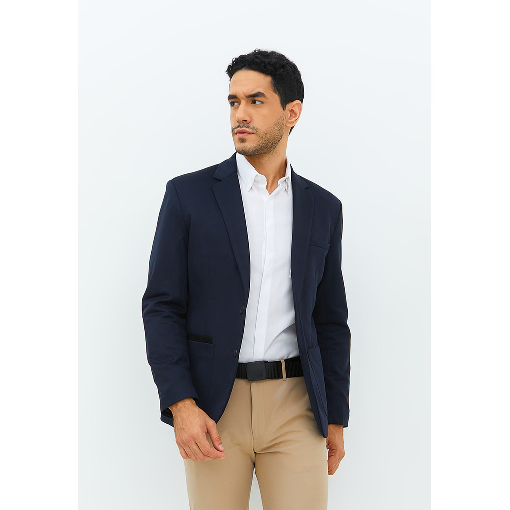 Jobb Julio-T2 Blazer Pria Slim Fit Navy