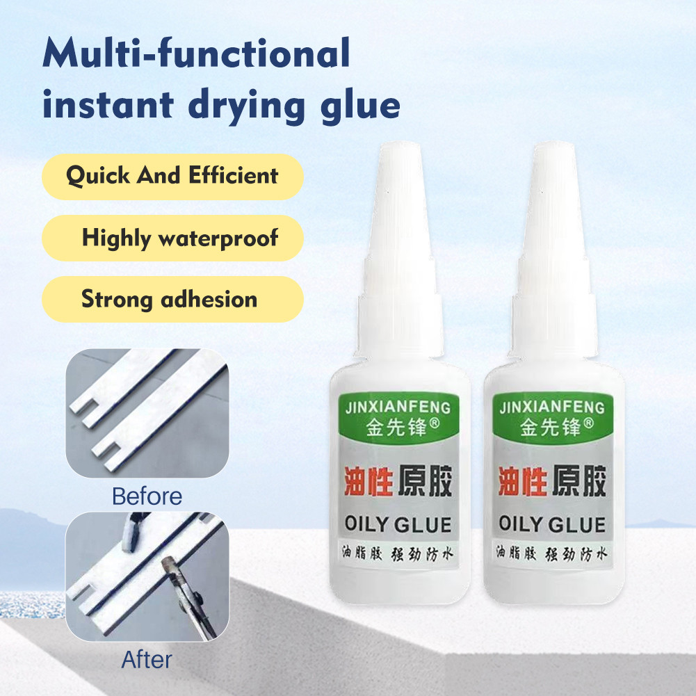 

2 pcs Pohon katak lem berminyak lem instan lem universal lem 502 lem super lem