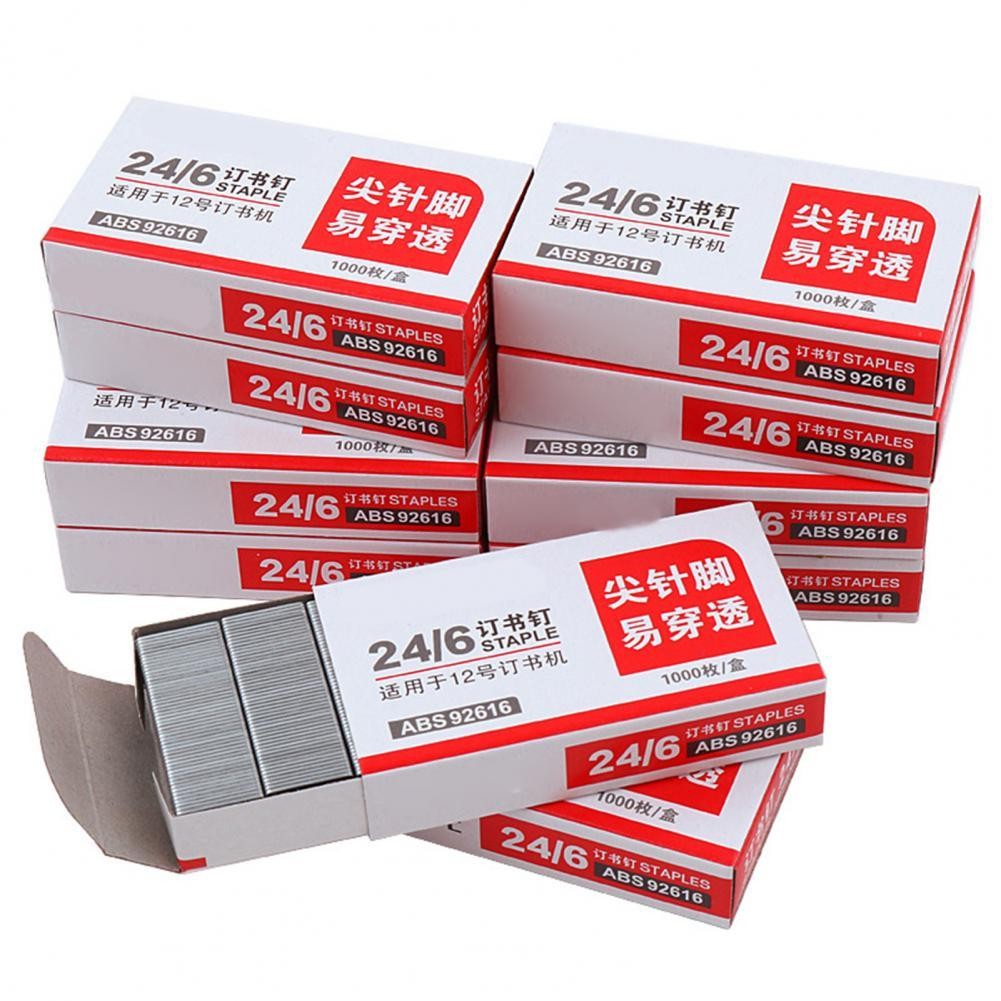 

5000Pcs Standard Metal Stainless Steel Staple Office General 24/6 Stapler Needle School Office Binding Supplies