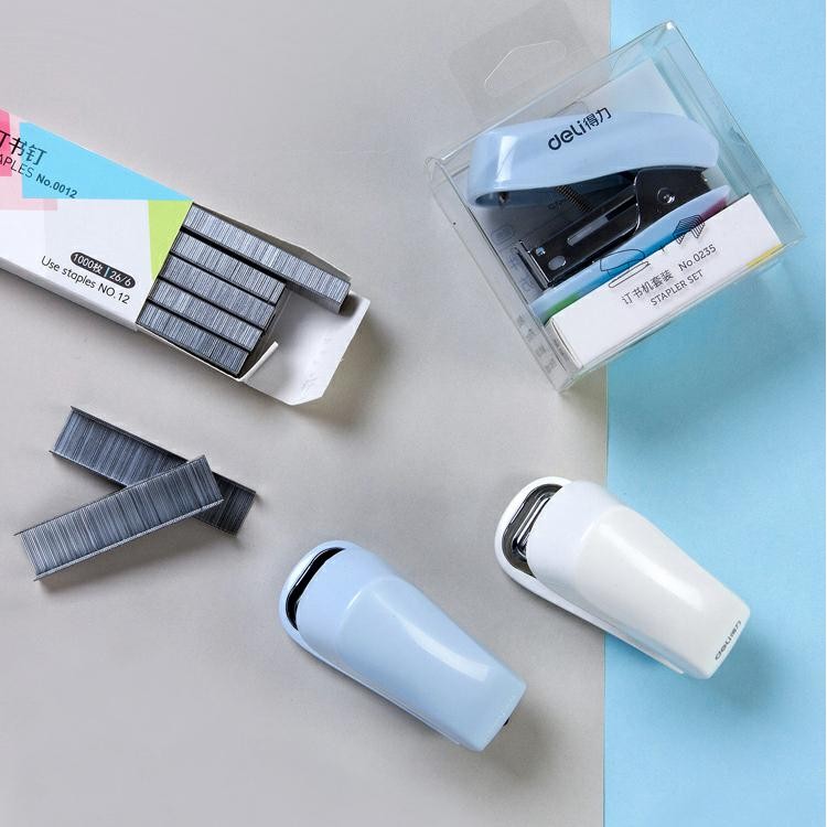 

Portable Mini Stapler Stationery Office School Supplies Bookbinding Paper Stapler With Staples Set