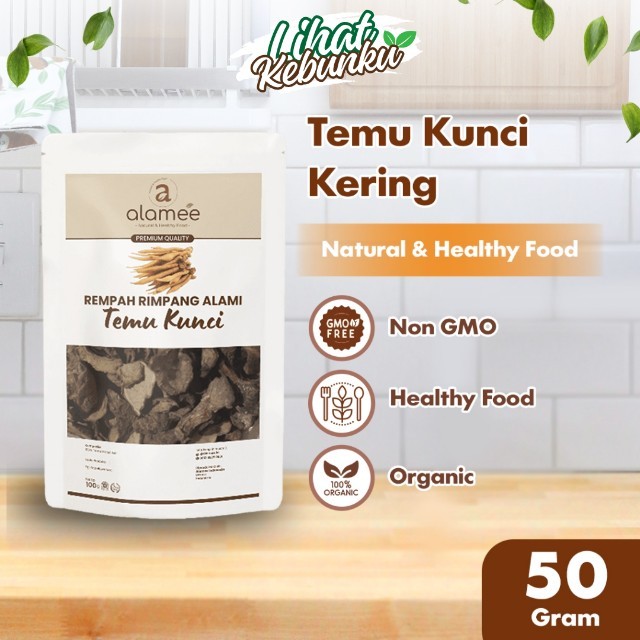 

ALAMEE Temu Kunci Kering Fingerroot Rempah Rimpang Alami Iris Bumbu Seasoning Masakan Masak 50gr LIHAT KEBUNKU