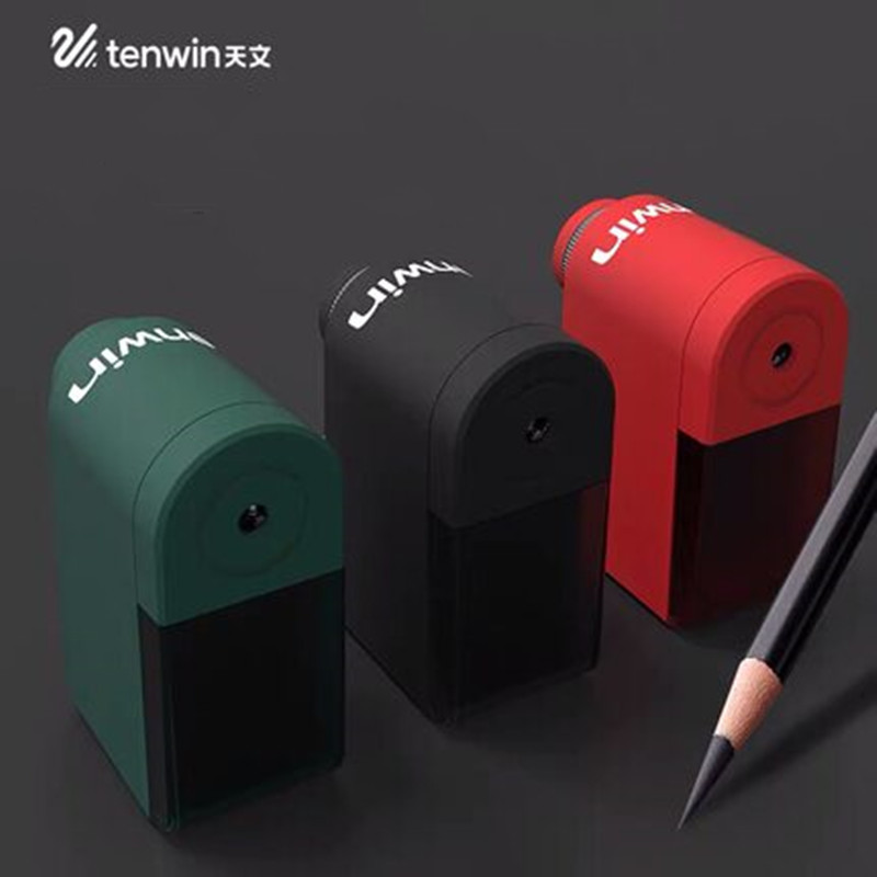 

New generation Tenwen sketch special hand-shaking pencil sharpener Students portable professional art charcoal pencil sharpener