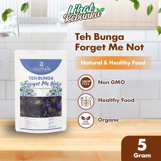 

ALAMEE Teh Bunga Forget Me Not Flower Tea Organik Kering Dried Alami Teh Herbal Asli 5 Gr LIHAT KEBUNKU