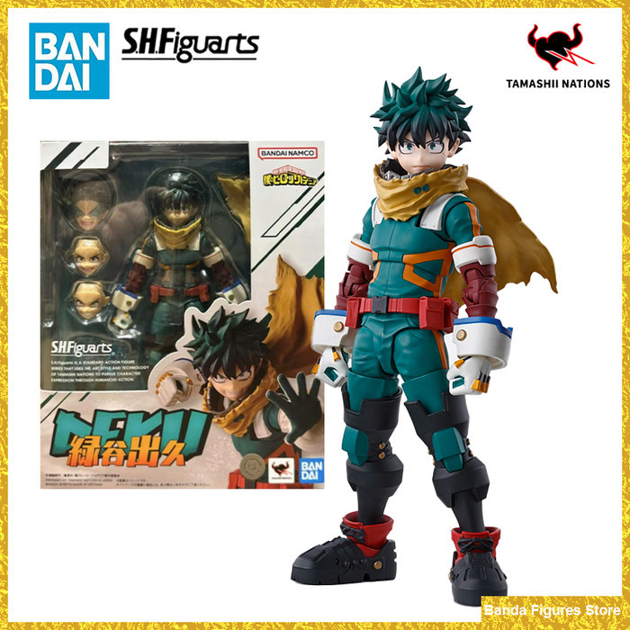 Original Bandai S.H.Figuarts SHF Izuku Midoriya In Stock Anime Action Collection Figures Model Toys