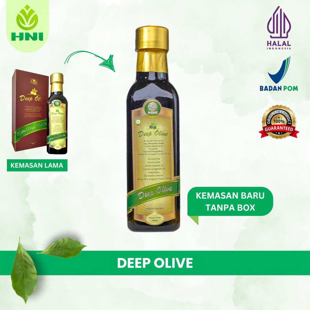 

Deep Olive Extra Virgin Olive Oil 250ml BPOM - Hni