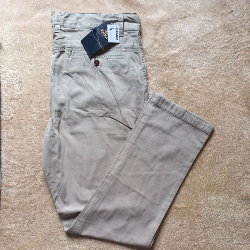 EMBA celana katun panjang pria