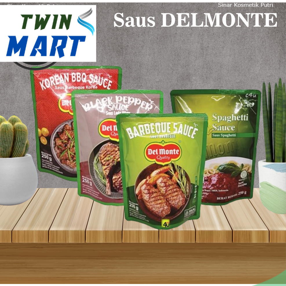 

Delmonte Saus kemasan Pouch BBQ, Black Pepper, Bolognese, Korean BBQ