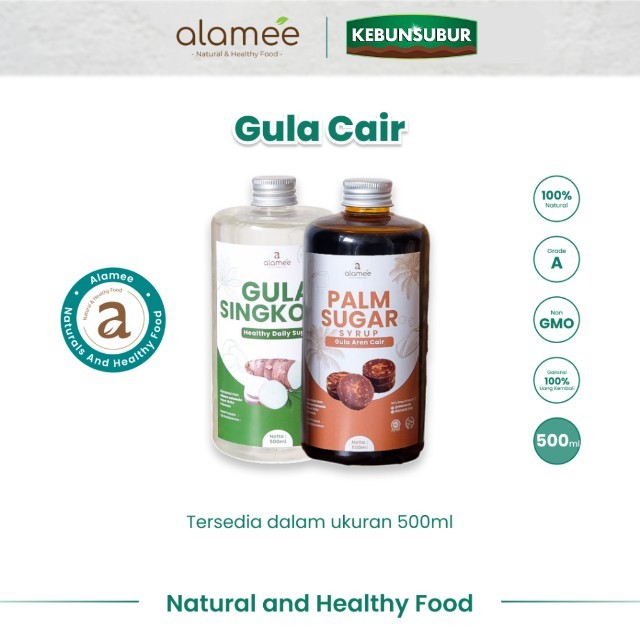 

alamee gula cair 500 ml gula singkong gula aren premium quality murni tanpa bahan tambahan lain Kebunsubur kebunsubur kebunsubur