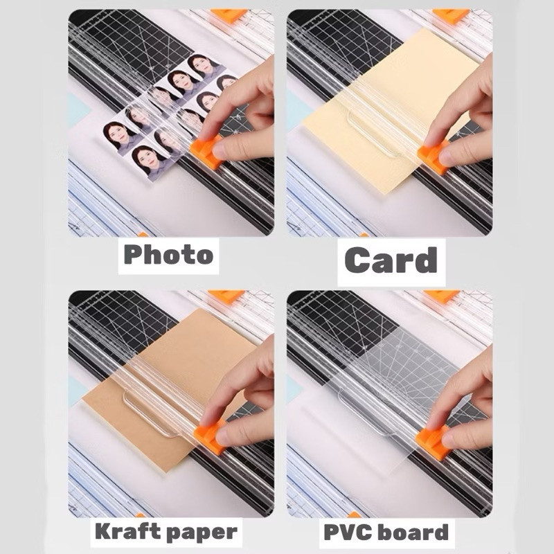 

(CCK STORE) Pemangkas kertas portable paper trimmer / Alat Potong Kertas Paper Cutter Paper Trimmer Kertas A4 Pemotong Kertas Portabel 12 Inci | Pemangkas Kertas dengan 5 Pisau Pemotong GRATIS Termasuk!