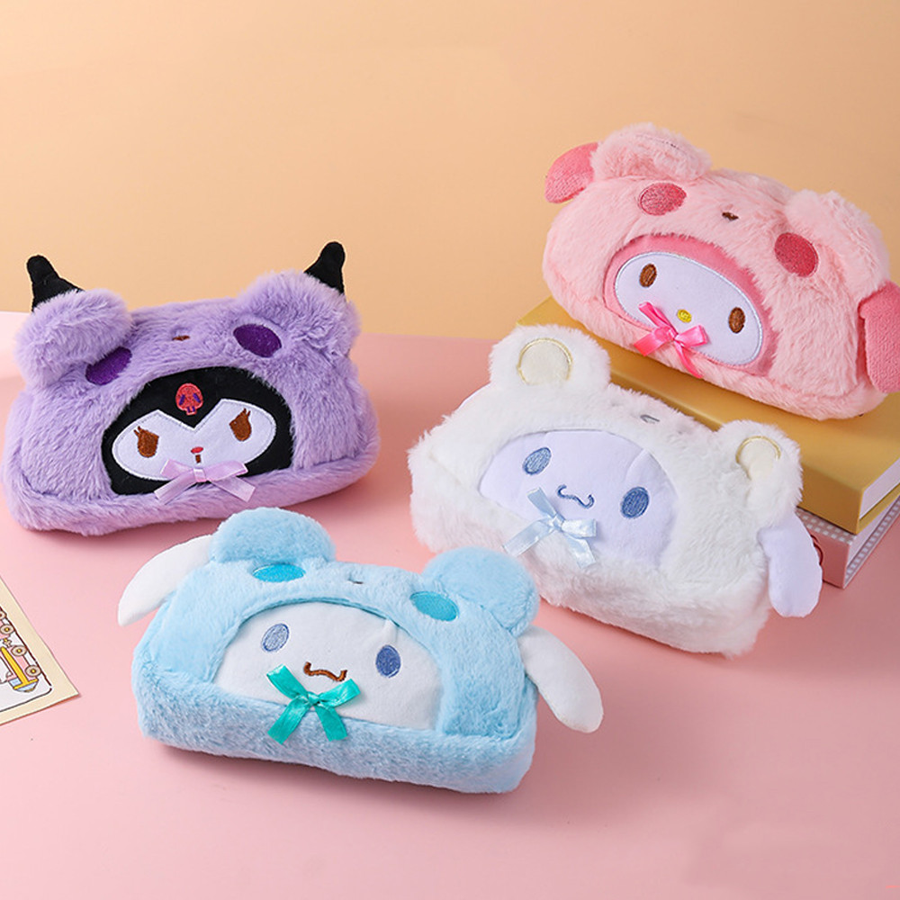 

【Dotding】Tas Bulu Multifungsi untuk Pensil dan Kosmetik dengan Kapasitas Besar Desain Karakter Hewan H440