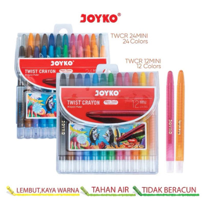

Twist Crayon Krayon Putar Joyko Mini TWCR-12 Mini / TWCR-24 Mini