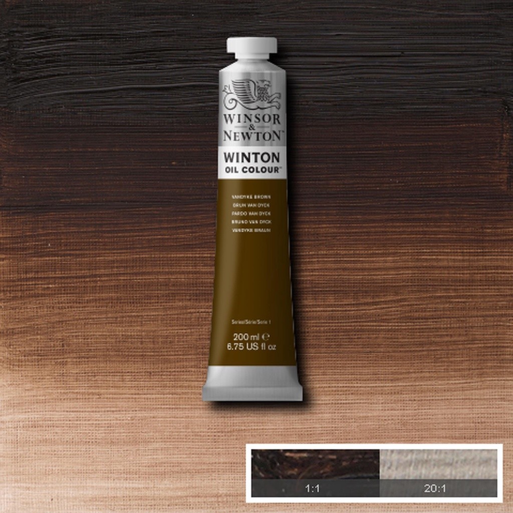 

Gramedia Surabaya - Winsor & Newton Winton VANDYKE BROWN 200ml Oil Color