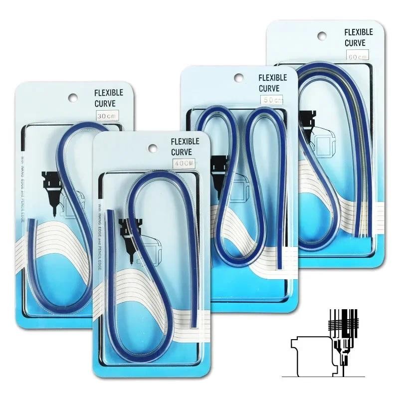 

Flexible Curve Ruler Drafting Drawing Tool Serpentine Plastic School Office Supplies 30cm 40cm 50cm 60cm