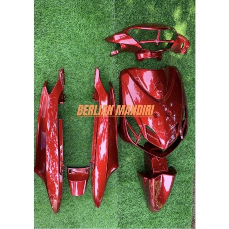 FULL BODY ALUS MIO SMILE / SPORTY MERAH MAROON