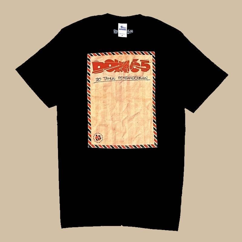 【ORIGINAL】 Dom 65 - 30 Tahun Pengangguran Tshirt - Black | ORIGINALginal Merchandise 2404074NQ2U0BV