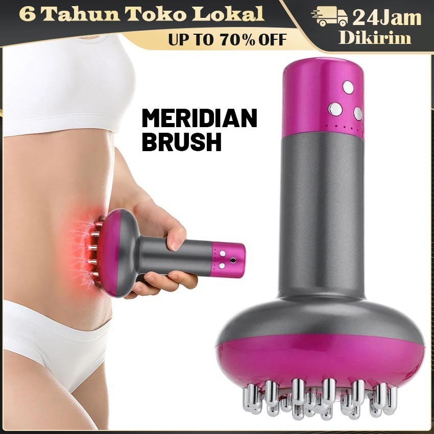 Alat Bekam Lengkap Bekam / Sikat Meridian Genggam Listrik / Alat Pijat Badan Multifungsi
