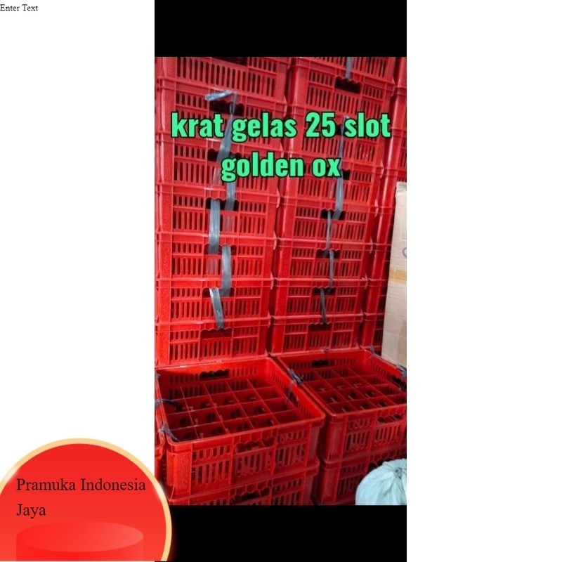 TERMURAH KRAT GELAS 25 SLOT GOLDEN OX SEMARANG JAWA TENGAH