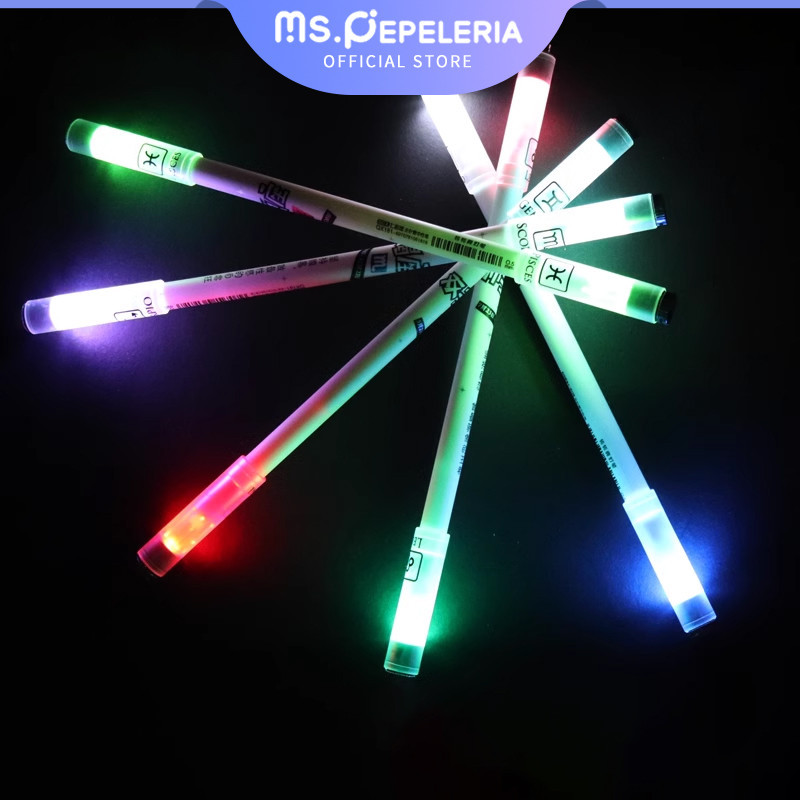 

Spinning pen pulpen pena putar plastik balance anti stress bolpoin rotating Dengan lampu led bercahaya-Ms.Pepeleria